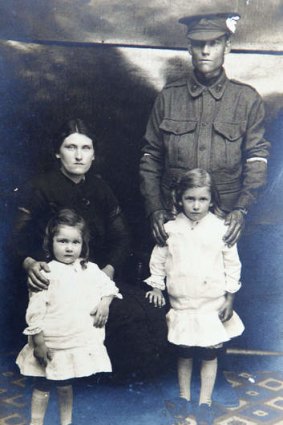 The heart-wrenching family portrait of Private John Thomas Crane.