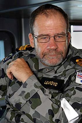 Baffled: Recently retired Lieutenant Commander Barry Learoyd.