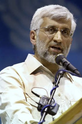 Running for president: Saeed Jalili, Iran's top nuclear negotiator.