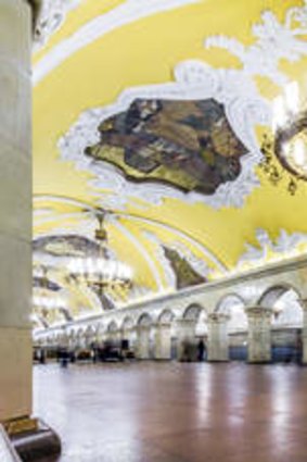 Off the rails … inside the spectacular Moscow metro system.
