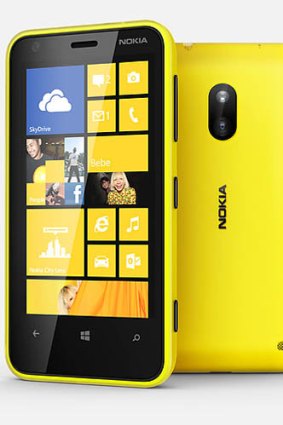 The budget Lumia 620 smartphone.