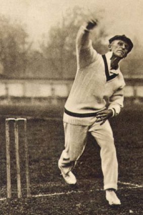 Record holder ... Clarrie Grimmett is still the fastest player to reach 200 Test wickets.