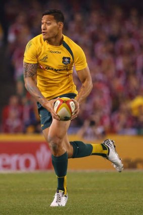 Astronomic rise: Israel Folau.