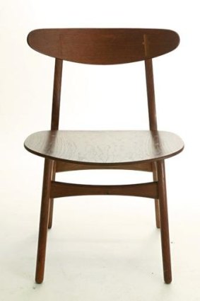 Danish style: A Hans Wegner dining chair. A new book celebrates Wegner's pursuit of design perfection.