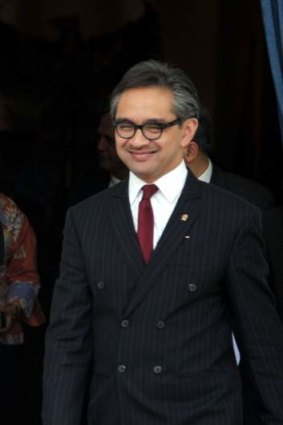 Indonesian foreign minister Marty Natalegawa.