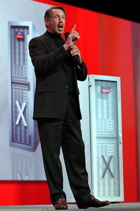 $10 million pledge ... Oracle CEO Larry Ellison.