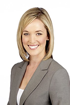 Perth's A Current Affair host Louise Momber.