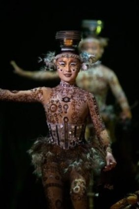 Stunning costumes complement Totem's artistry.