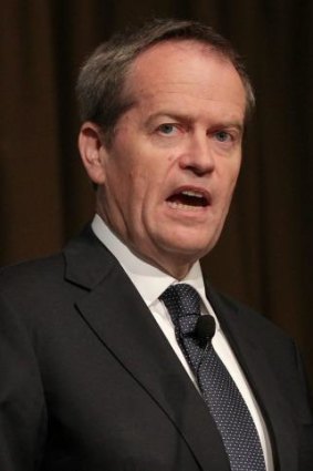 Leadership talks begin: Bill Shorten. 