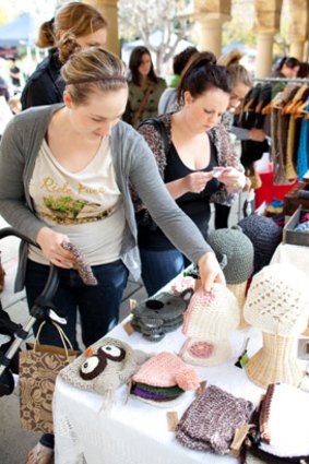 Upmarket has a waiting list for stall holders of handmade items.