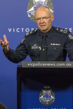 Victoria Police commissioner Ken Lay.