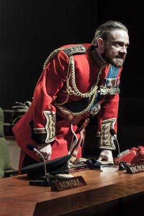 Extraordinary: Martin Freeman on the London stage in Shakespeare's <i>Richard III</i>.