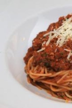 Spaghetti bolognaise.