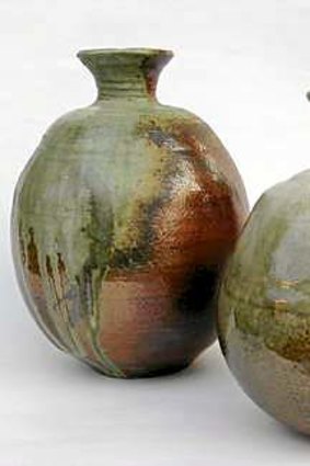 Blossom jars by Peter Rushforth.