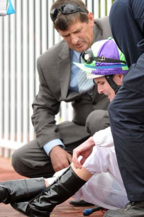 "I'm hoping Luke is OK to ride but he looks pretty free walking around now": Trainer Peter Moody.