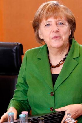 German Chancellor Angela Merkel.