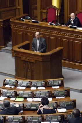 "What has taken place is a seizure, blatant aggression": Andriy Parubiy.