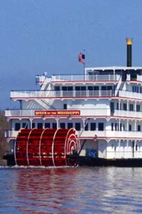 Glamorous ... the Queen of the Mississippi paddle-wheeler.