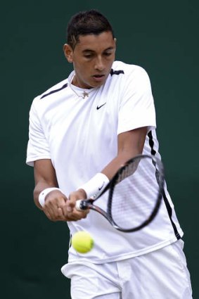 Nick Kyrgios says his game has improved over the past month.