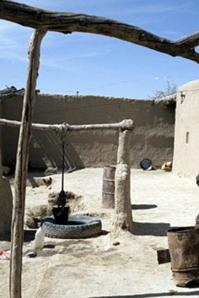 The house in Sork Mugharb that was raided by Australian soldiers.