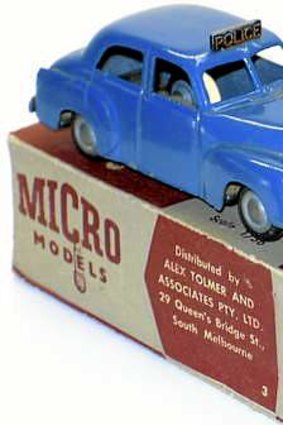 Micro Models FJ police car.