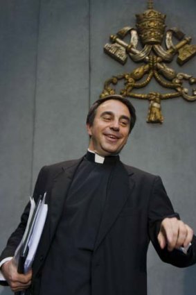 Monsignor Ettore Balestrero ... named in leaks scandal.