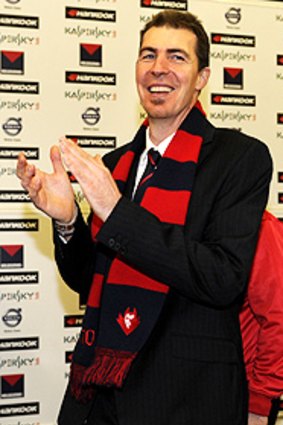 Melbourne Football Club president Jim Stynes.