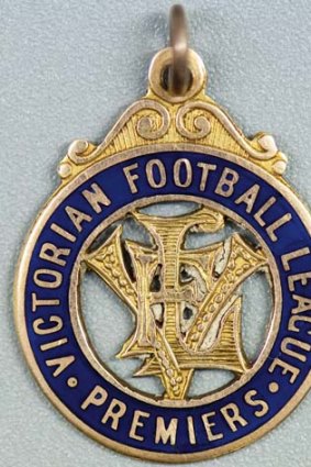 Treasure &#8230; (from main) Victorian Football League premiership medal, 1931, estimates $5000-$7500.