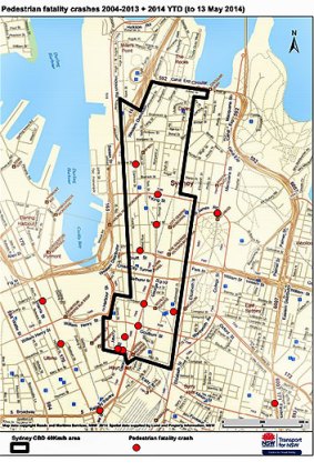 Cars to travel 10km/h slower: Map of the area affected by the new speed limit.