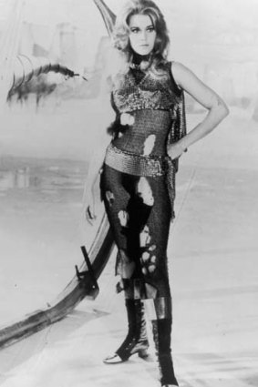 Jane Fonda as 'Barbarella'.