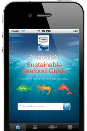 Seafood app.