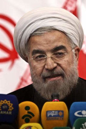 Newly elected Iranian President Hassan Rouhani.