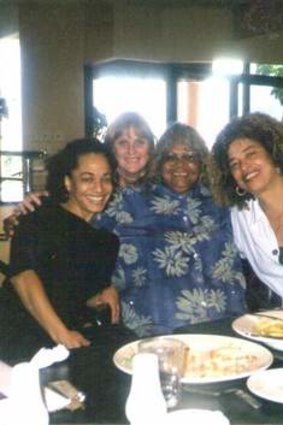 Robyn Kina with members of Sisters Inside