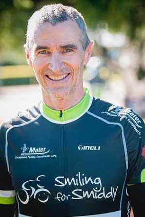 Mark Smoothy's charity rides have raised more than $4 million in honour of close mate Adam Smiddy.