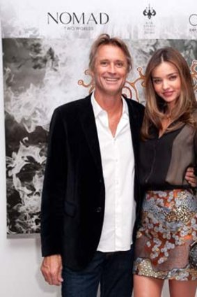 Collaboration ... Russell James and Miranda Kerr in New York.