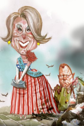 Kristina Keneally will come face to face with an angry Kevin Rudd.