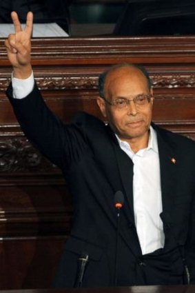 Tunisian President Moncef Marzouki.