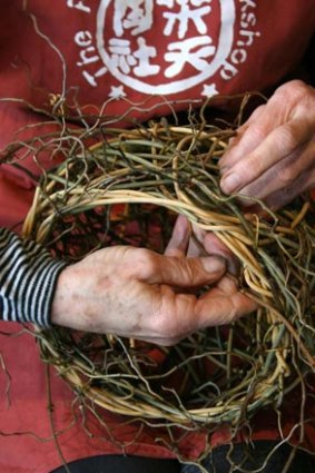 Basket weaving with Harriet Goodall - a modern twist on an old skill.