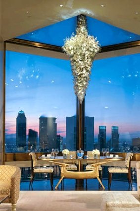 Sky high: The Ty Warner Penthouse at New York's Four Seasons Hotel.
