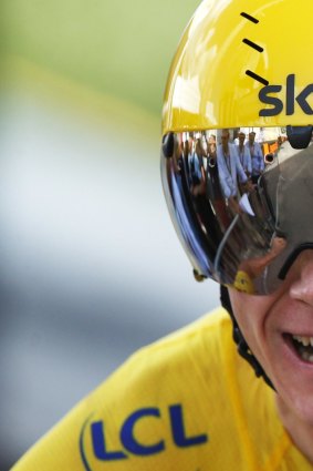 Champion cyclist Chris Froome.
