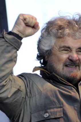 Beppe Grillo.