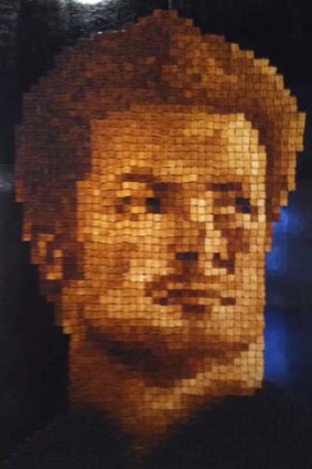 Burnt offering &#8230; a portrait of Richie McCaw made from slices of toast.