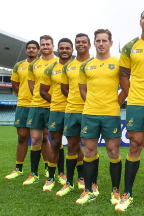 The new Wallabies World Cup jersey looks great ... on the Wallabies. 
