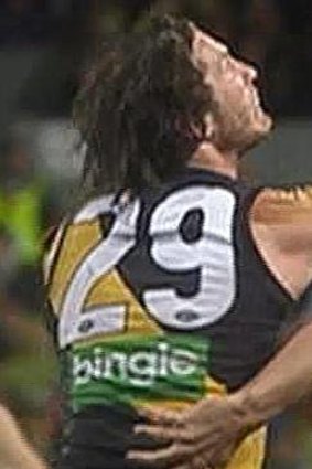 Tyrone Vickery's crude round-arm to Dean Cox's head will likely be assessed by the match review panel.