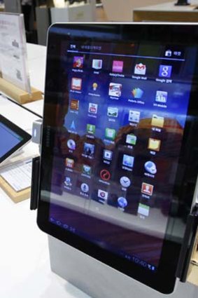 Samsung's Galaxy Tab 10.1 tablet.
