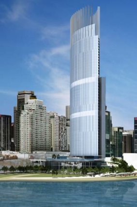 James Packer's proposed hotel and casino in Barangaroo.