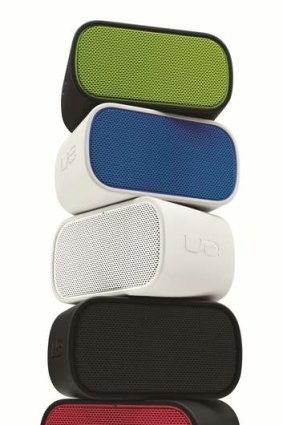 Stacked: Logitech's UE Mobile Bluetooth Boomboxes pack a punch.