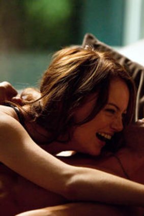 Naked ambition ... Jacob (Ryan Gosling) meets his match in Hannah (Emma Stone).