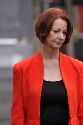 Line has been crossed ... Julia Gillard will not hear a personal apology from Alan Jones.