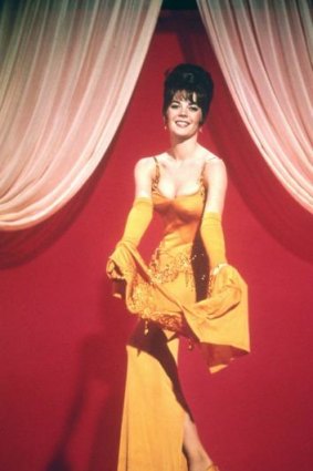 Natalie Wood in <i>Gypsy</i> (1962), wearing a gown designed by Orry-Kelly. 